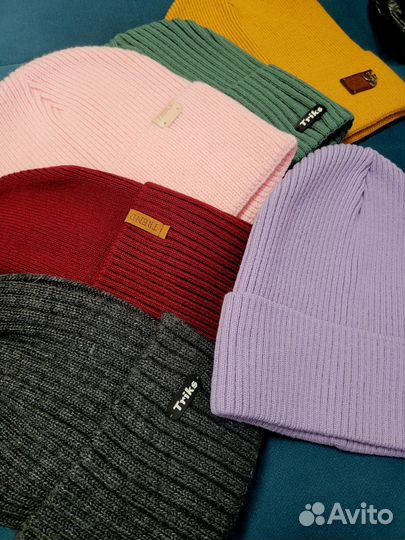 Шапка с отворотом без поклады