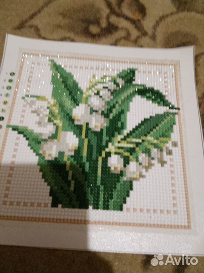 Алмазная мозаика собранная