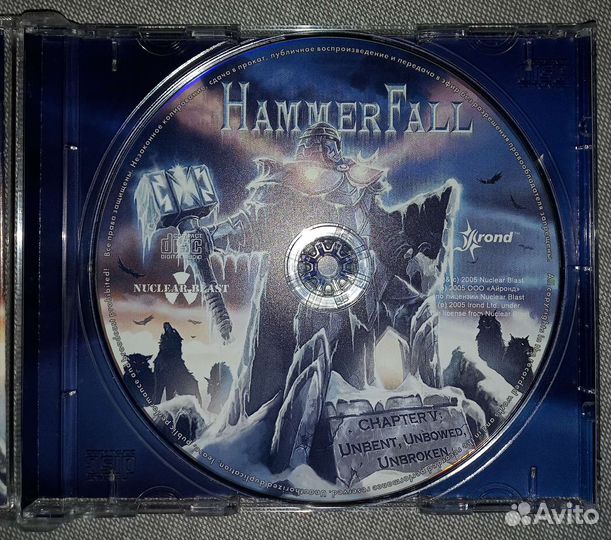CD HammerFall - Chapter V: Unbent, Unbowed (2005)