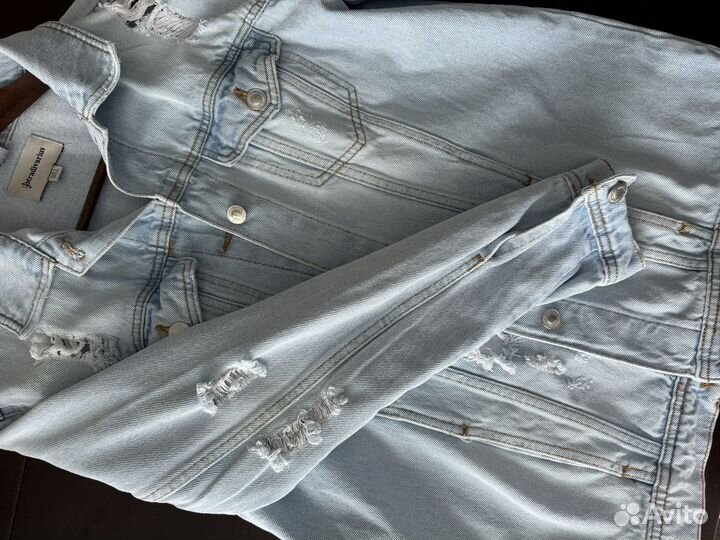 Джинсовая куртка женская оверсайз