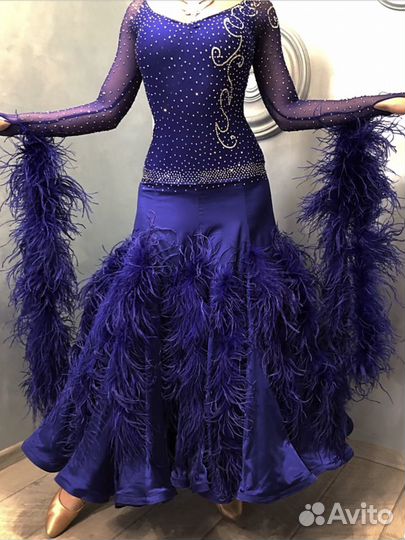 Платье для бальных танцев стандарт