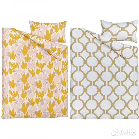IKEA glansblomma/mannagräs Постельное Бельё