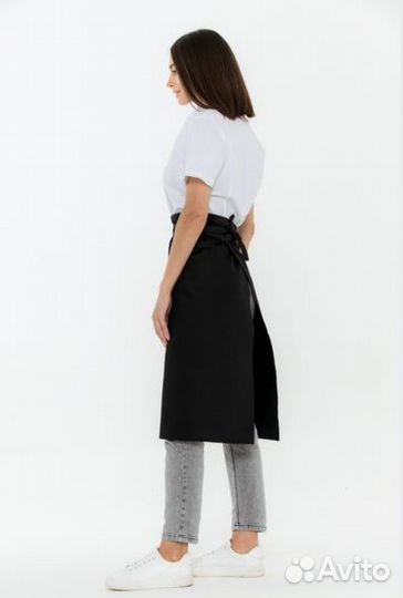 Чёрный фартук поварской оптом