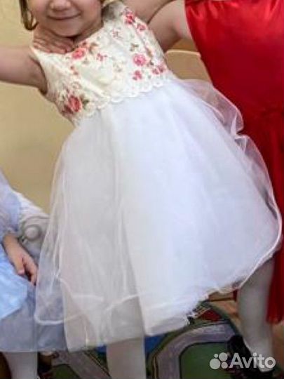 Платье для девочки 104 110 праздничное