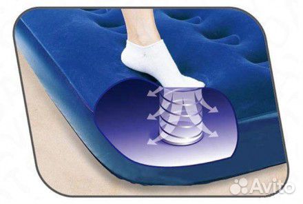 Надувной матрас bestway 191х137х22см