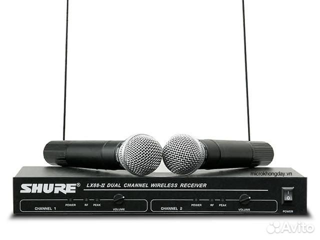 Микрофоны Shure SM58 2шт Канада Вокал Радио Pro