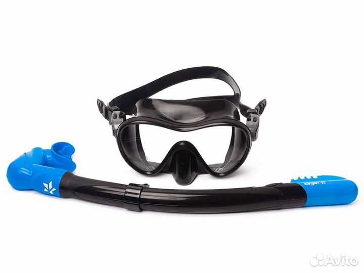 Комплект Сарган Агидель black type (маска+трубка)