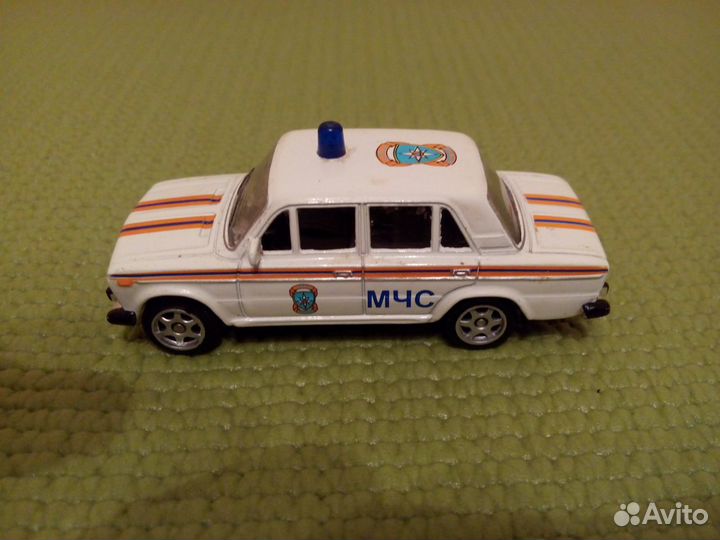 Модель авто мчс Ваз 21-06 металл