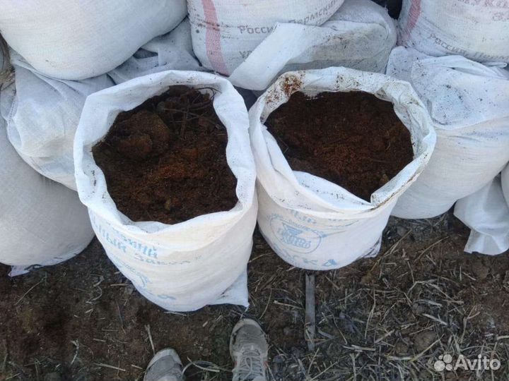 Навоз перегной в мешках коровяк