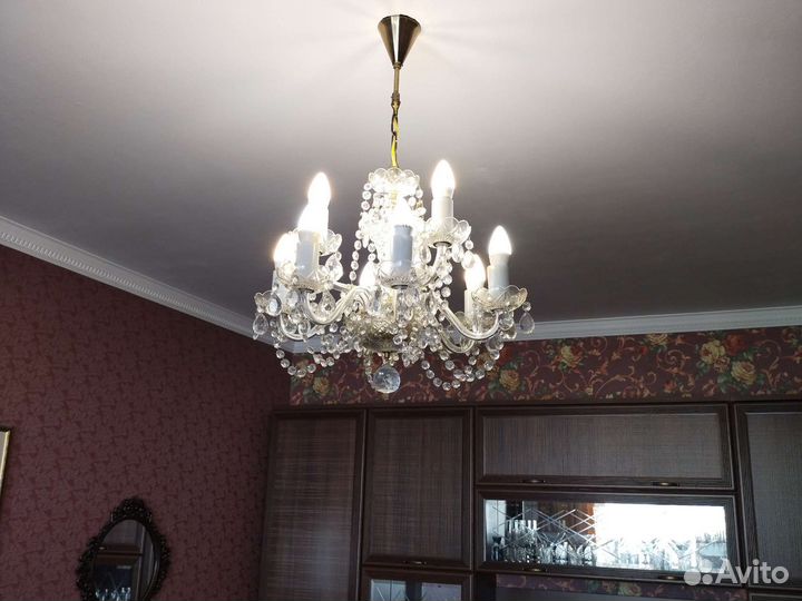 Люстра хрустальная богемия чехия