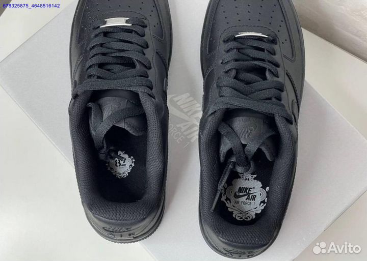 Nike Air Force 1'07 low black оригинал