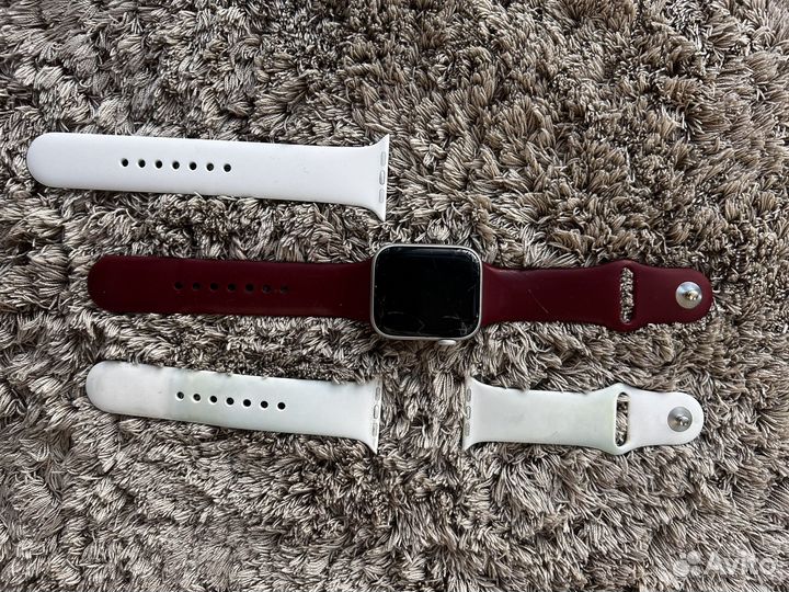 Часы apple watch 44 mm с коробкой и ремешками