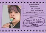 K-pop ID-card Stray kids