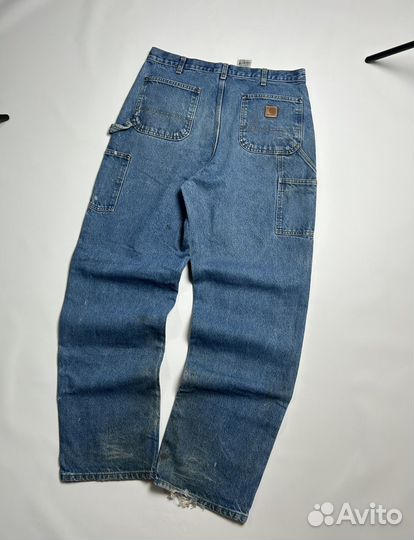Джинсы carhartt double knee usa vintage