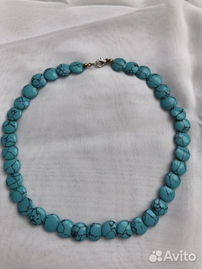 Колье из бирюзы