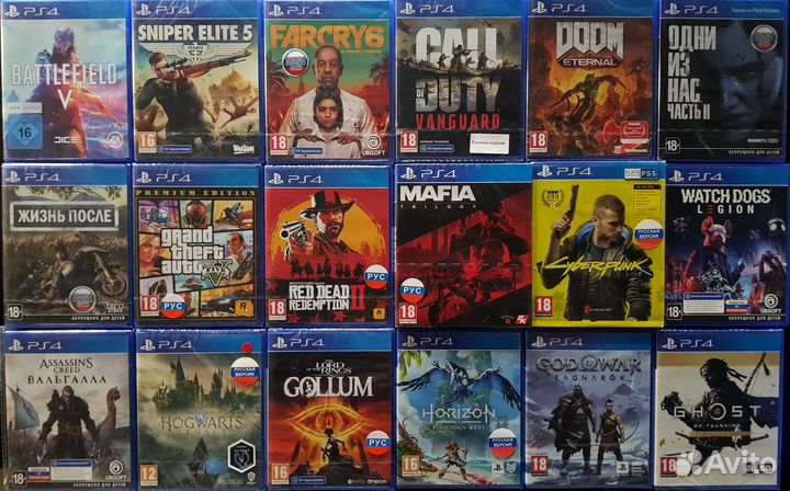 Топовые игры на PS4