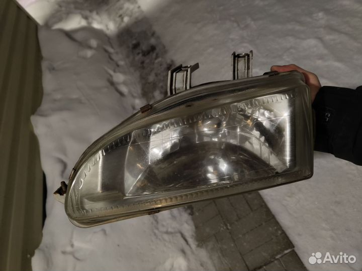 Фары depo 217-1111pxld хром civic eg