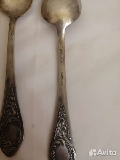 Столовые ложки мельхиор СССР