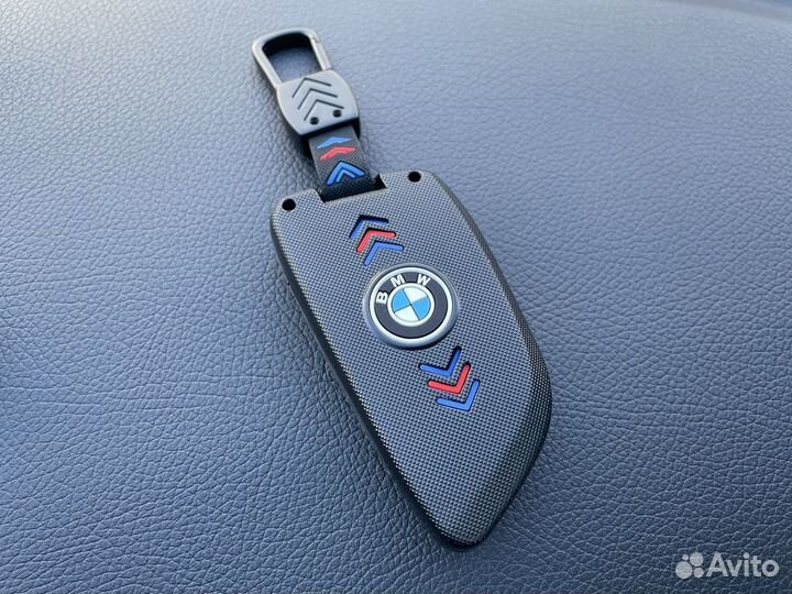 Чехол на ключ bmw черный