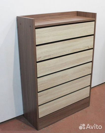 Тумба под обувь на 3 ящика Шимо тёмный/Дуб сонома