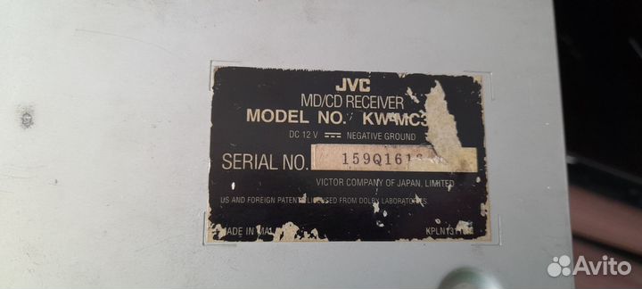 JVC Магнитола