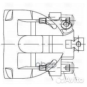 Суппорт торм. volvo S60 (00) /S80 (98) /V70 (00)