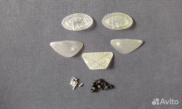 Катафоты фигурные комплект (5 шт.)