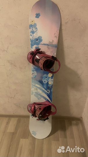Сноуборд sapient fluid с креплениями flux