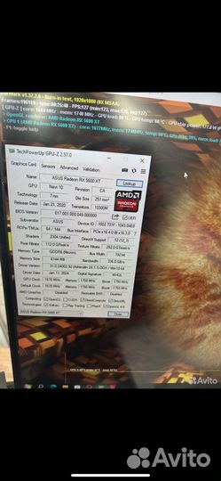 Видеокарта rx 5600 xt 6 gb