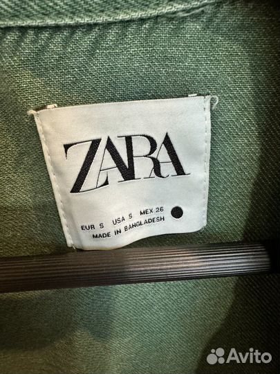 Рубашка джинсовая zara