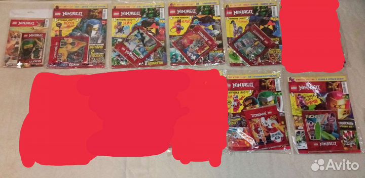 Новые журналы Lego Ninjago с фигурками
