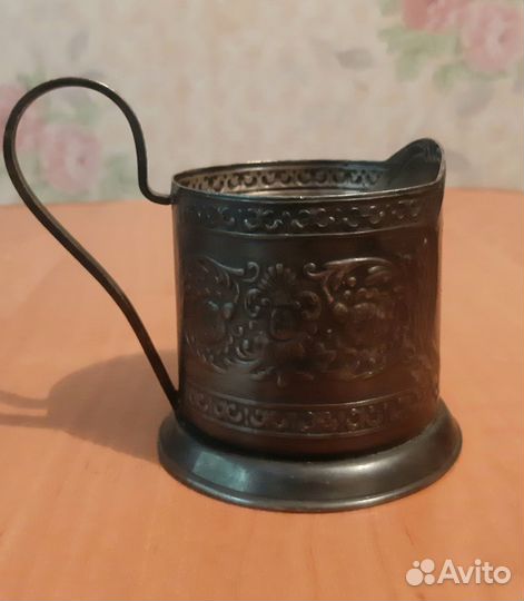 Подстаканник СССР богатырь