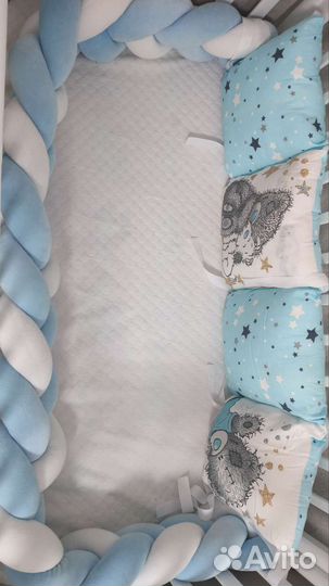 Комплект бортиков в кровати и кокон