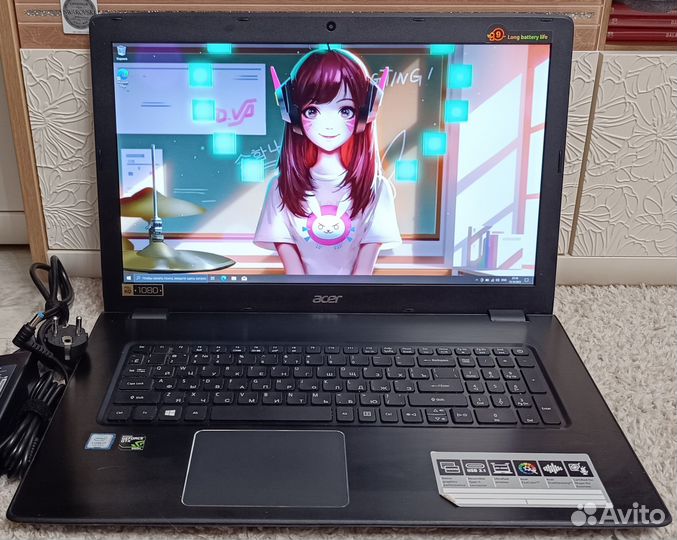 Acer i7-7500U,500Gb SSD,8Gb,GTX 950M,17.3