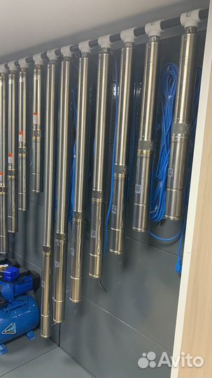 Скважинный насос aquario ASP1E-55-75 (Кабель 35м