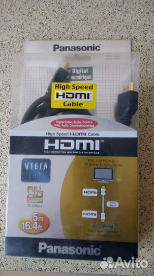 Фирменный кабель hdmi Panasonic 5m