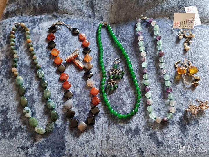 Украшения из натуральных камней новое