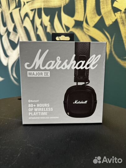 Беспроводные наушники Marshall major 4 Black