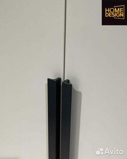 Шкаф распашной с фрезерованными фасадами