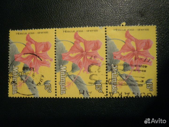 Набор Nippon Япония 25 марок + Malaysia сцепка