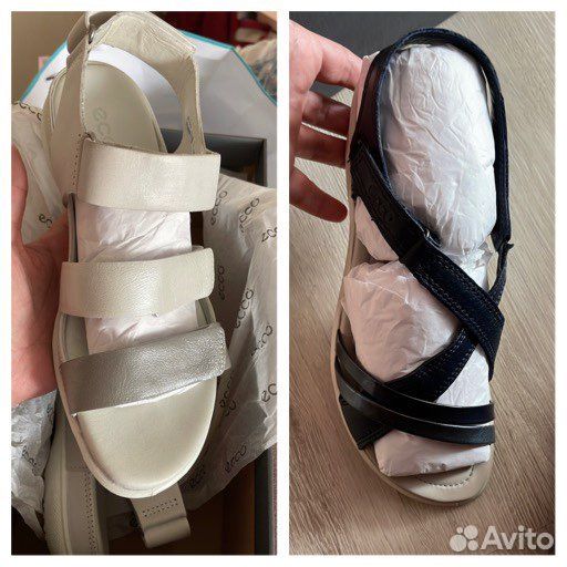 Ecco босоножки кожаные новые 36,37 размер
