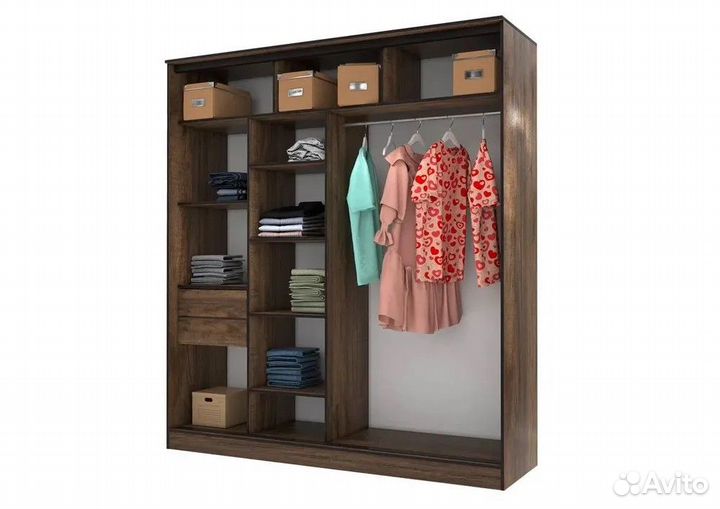 Шкаф-купе Эверест 2 метра Анкор белый или Венге