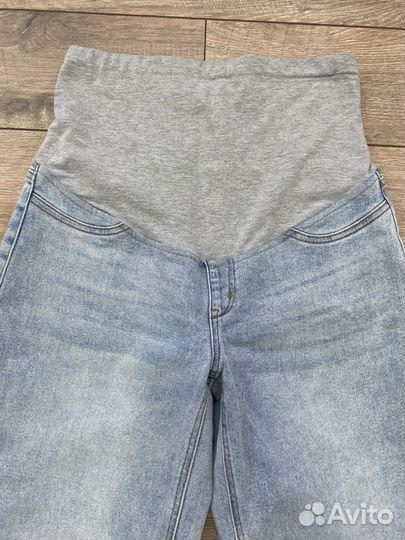 Джинсы для беременных широкие I love mum 44