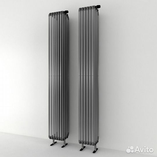 Радиатор пятитрубный kzto рс 5-1200-7, подкл. боковое 1/2