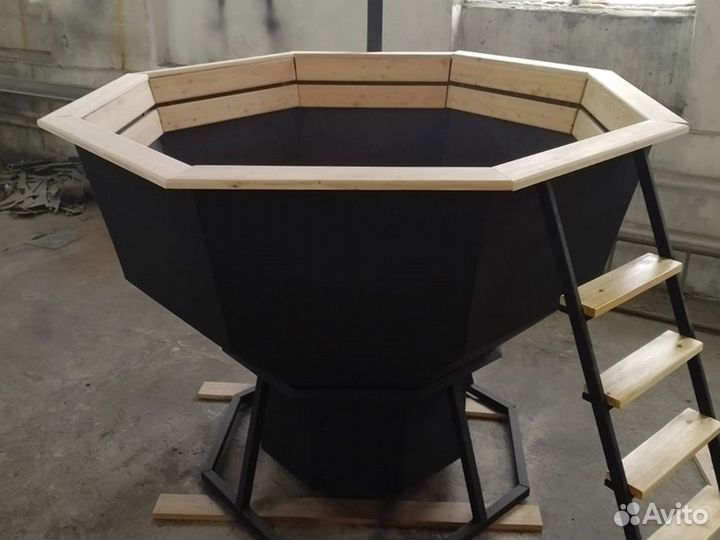 Банный чан на дровах