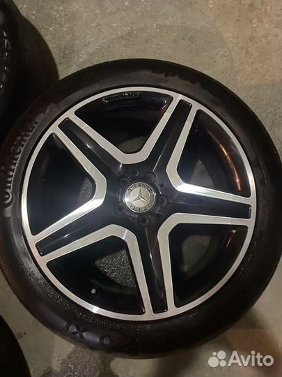Шины и диски литые R 20 на Mercedec GLE