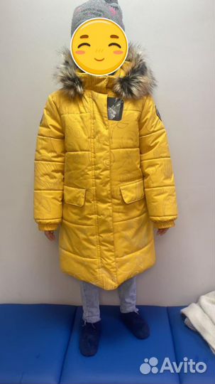 Пуховик для девочки 122
