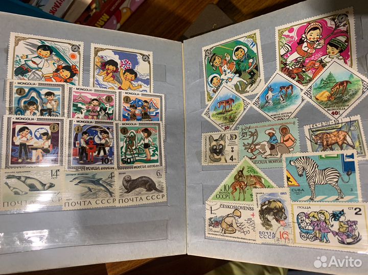 Альбом с марками СССР