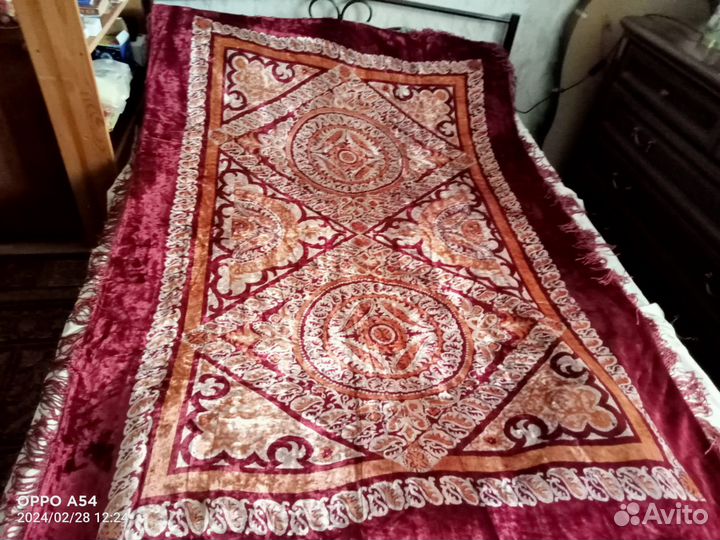 Покрывало плюшевое СССР