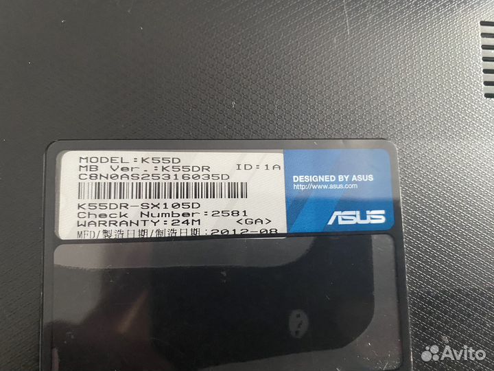 Ноутбук Asus